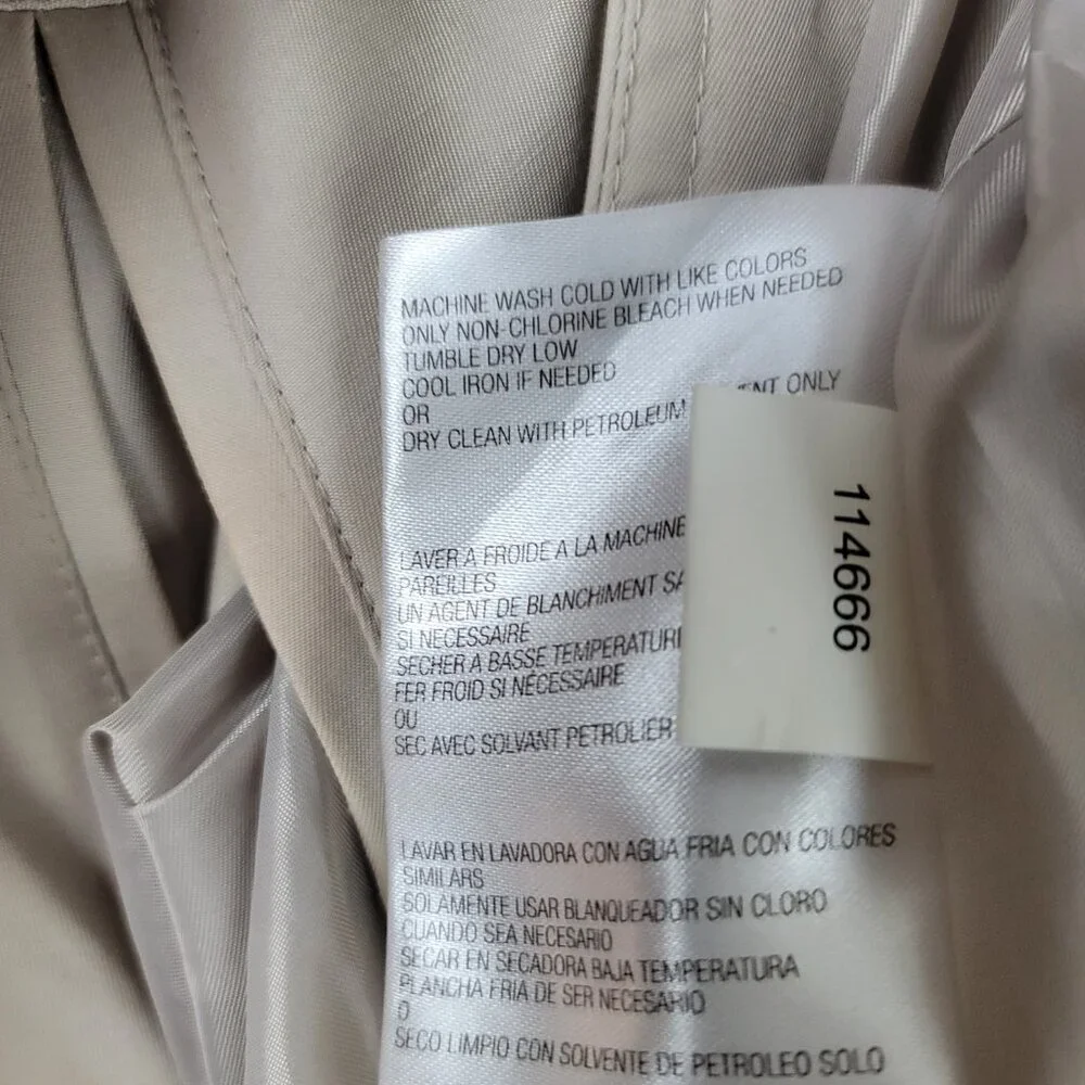 MICHAEL Michael Kors Double Breasted Trench Coat Classic Designer Outerwear